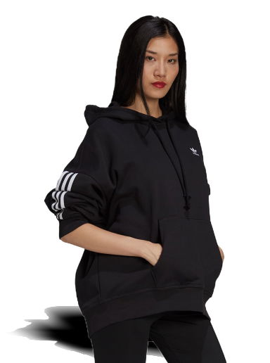 Суитчър adidas Originals Adicolor Classics Oversized Hoodie Черно | H37799