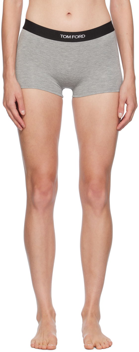гащички Tom Ford Tom Ford Signature Boxer Shorts Сиво | KNJ006-JEX011, 0