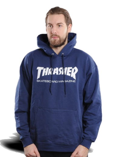 Суитчър Thrasher Skate Mag Hoody Тъмно синьо | 017223