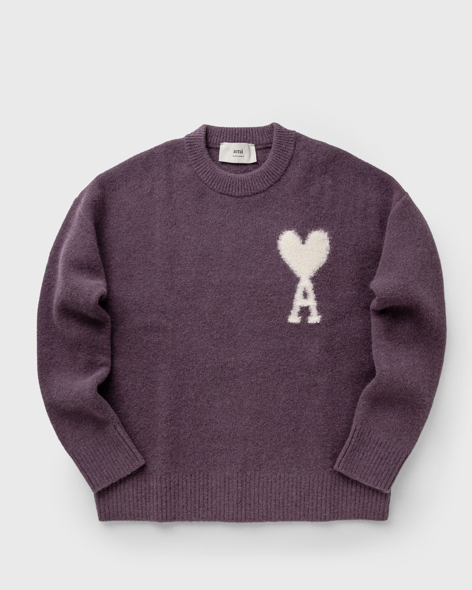 Crewneck Sweater With Logo Patch