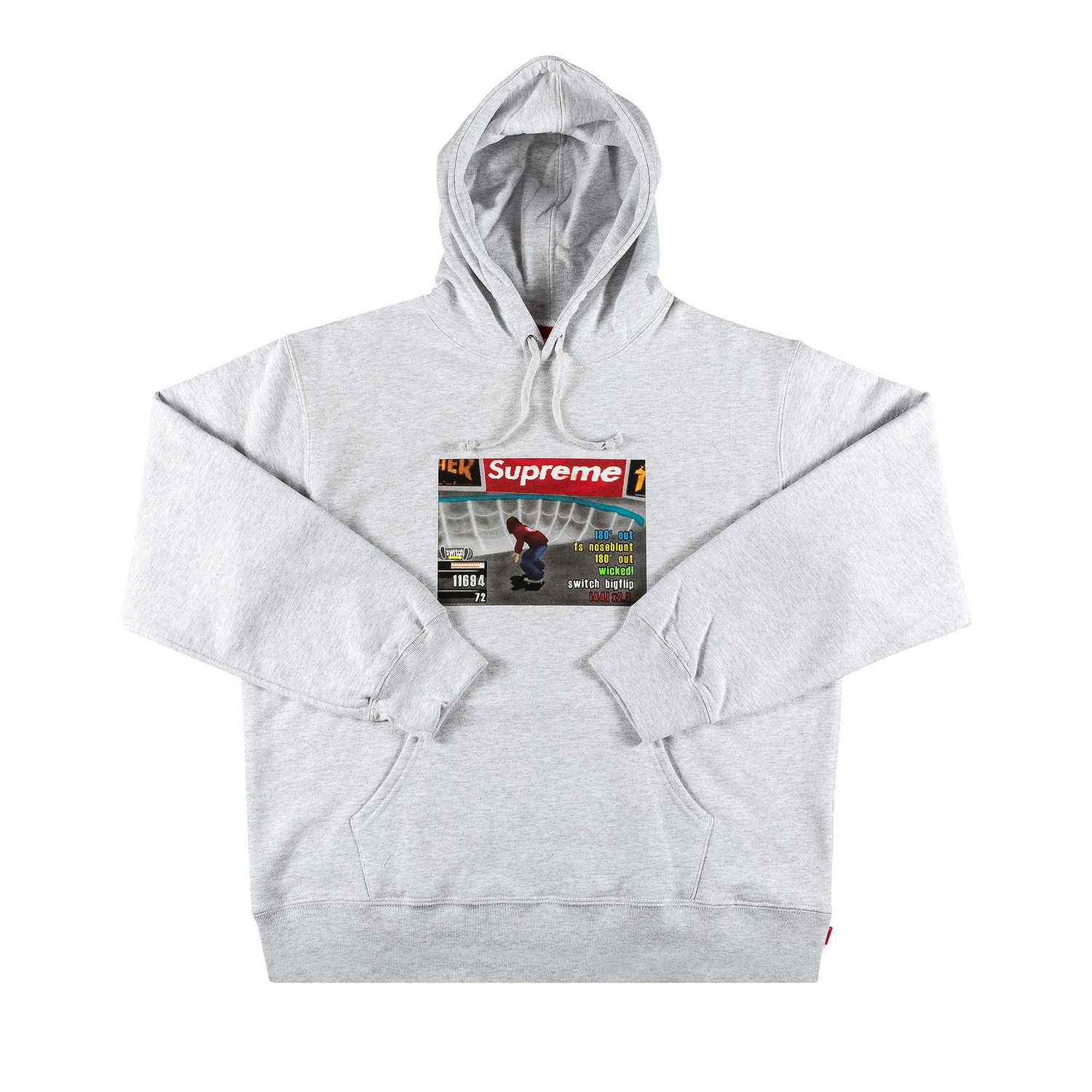 Суитчър Supreme Thrasher x Hooded Sweatshirt Сиво | FW21SW98 ASH GREY, 1