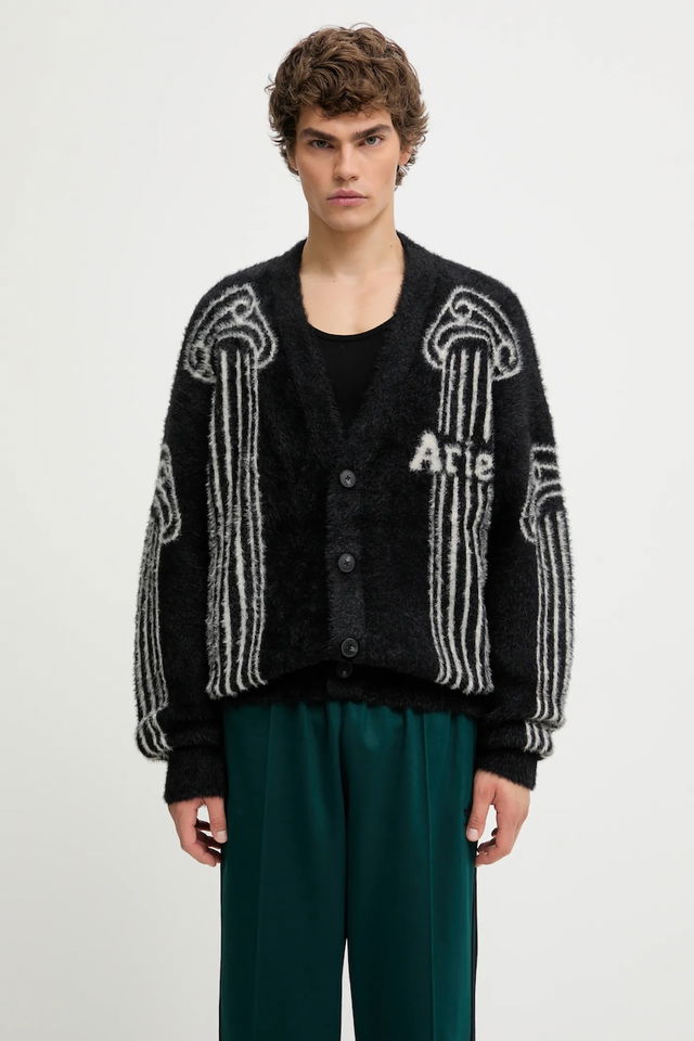 Oversized Chenille Column Cardigan