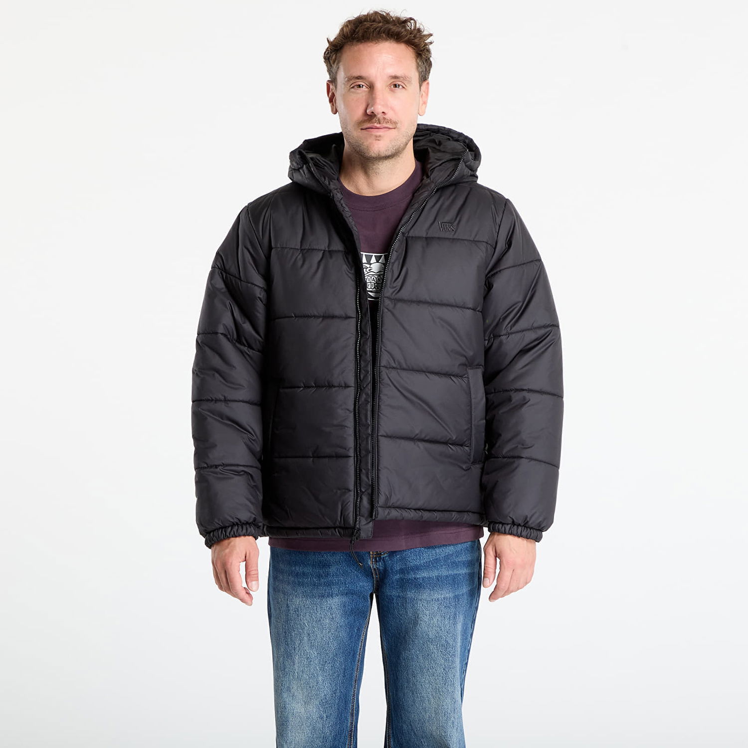 Пухо яке Vans MTE Hillgate Puffer Jacket Черно | VN000PJ8BLK1, 0