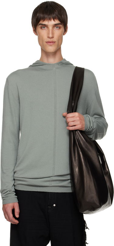 Суитчър Rick Owens Concordians Oversized Hoodie Тюркоазено | RU02E1613 M, 0