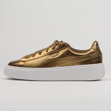 Кецове и обувки Puma Basket Platform Luxe Wn's ermine - ermine Металик | 366687 02, 1