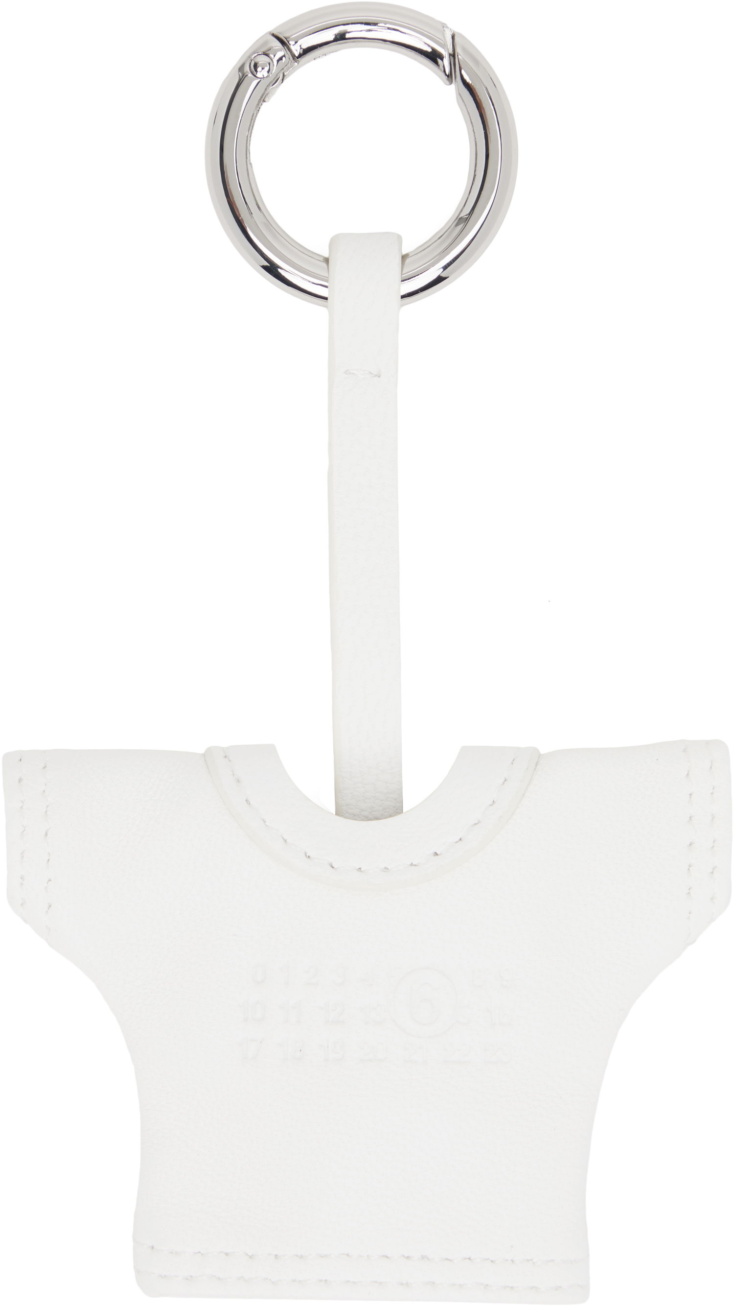 Ключодържатели Maison Margiela MM6 Maison Margiela T-Shirt Shaped Keychain Бяло | SA6UA0006 P8335, 0