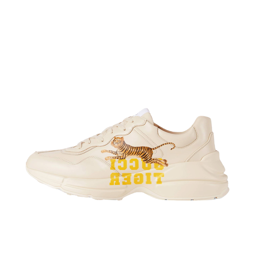 Кецове и обувки Gucci Rhyton 'Tiger Ivory' Бежово | 687611 DRW00 9522