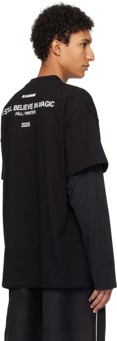 Тениска Jil Sander Jil Sander Cotton Crew-Neck T-Shirt Черно | J61GC0001_J20332, 2
