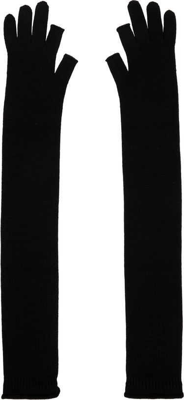 Ръкавици Rick Owens Rick Owens Concordians Rasato Knit Opera Gloves Черно | RP02E4491 M, 1