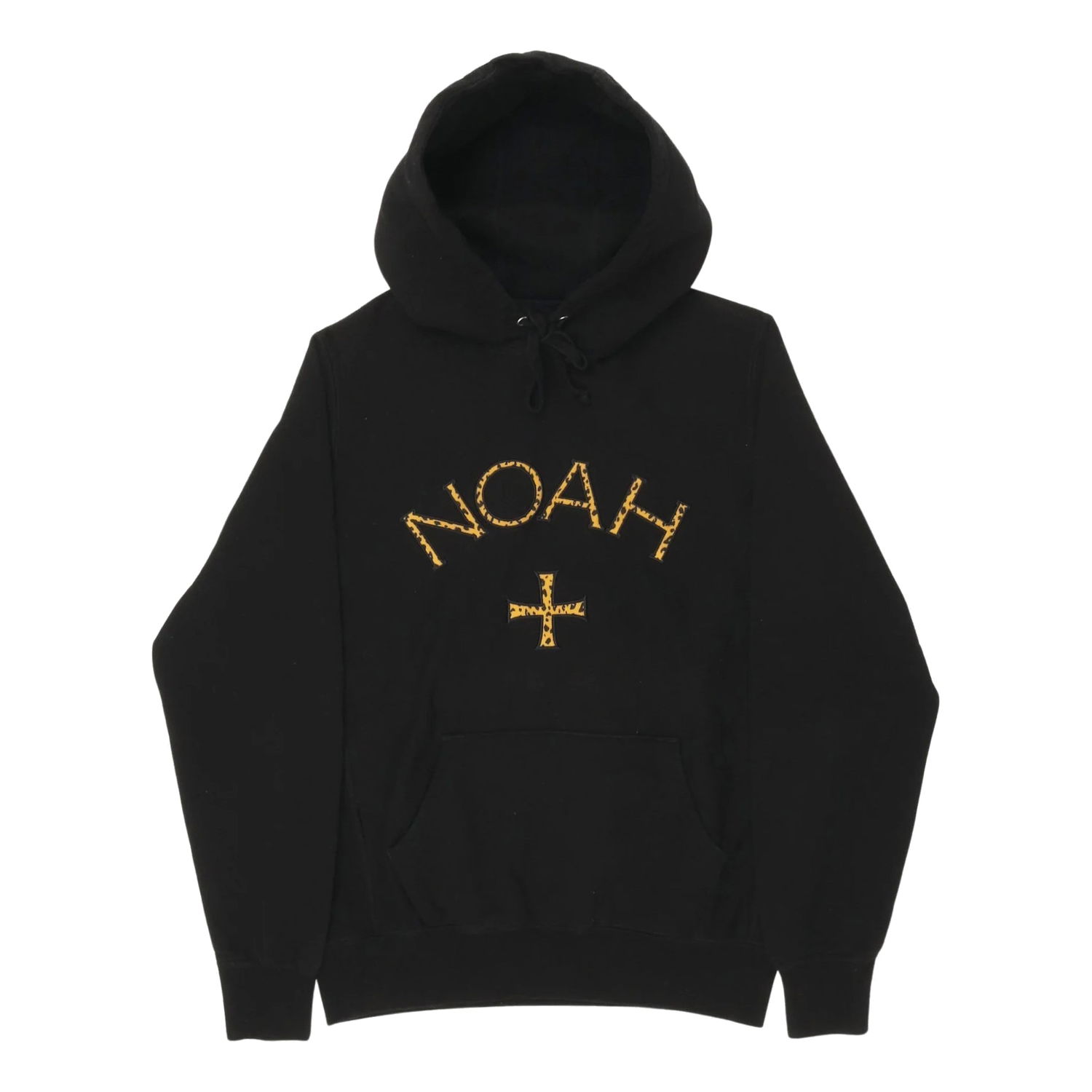 Суитчър Noah Cheetah Core Logo Hoodie Черно | CHEETAHCORE1-BLACK, 0
