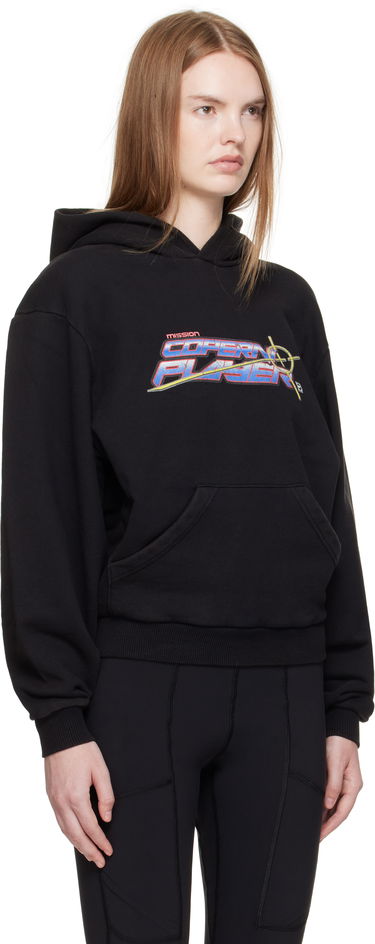 Суитчър Coperni Coperni Slogan Graphic Hoodie Черно | COPJS15PF5018, 1