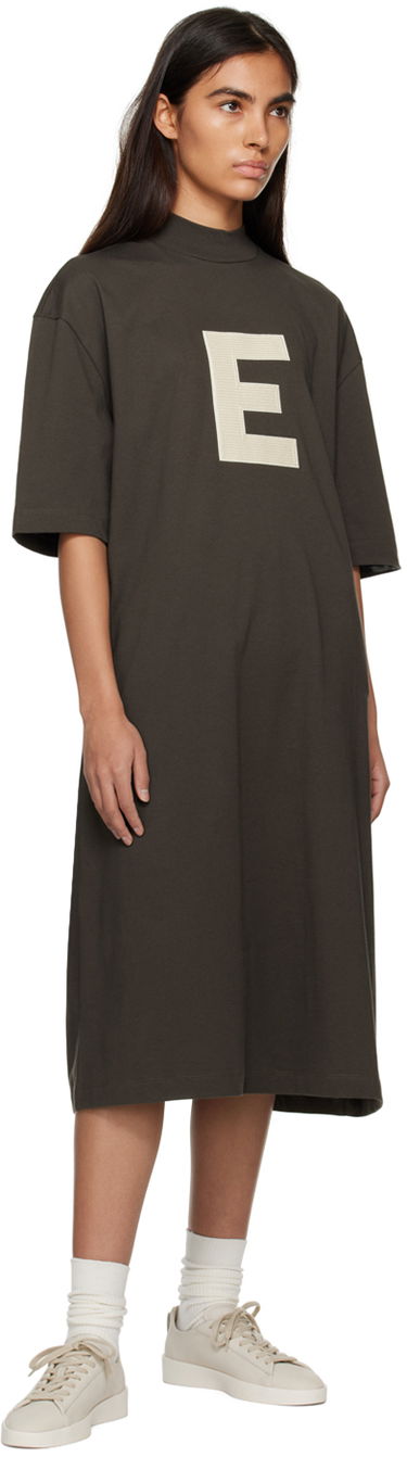Pокля Fear of God Fear of God ESSENTIALS Short Sleeve Midi Dress Зелено | 125BT225040FW, 3