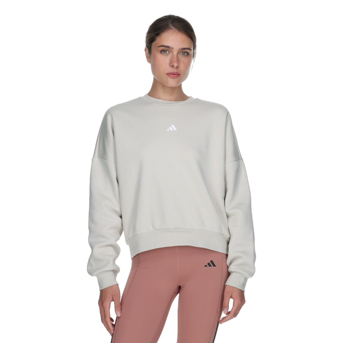 Суитчър adidas Originals Studio Lounge Fleece Sweatshirt Бежово | JI6069, 0