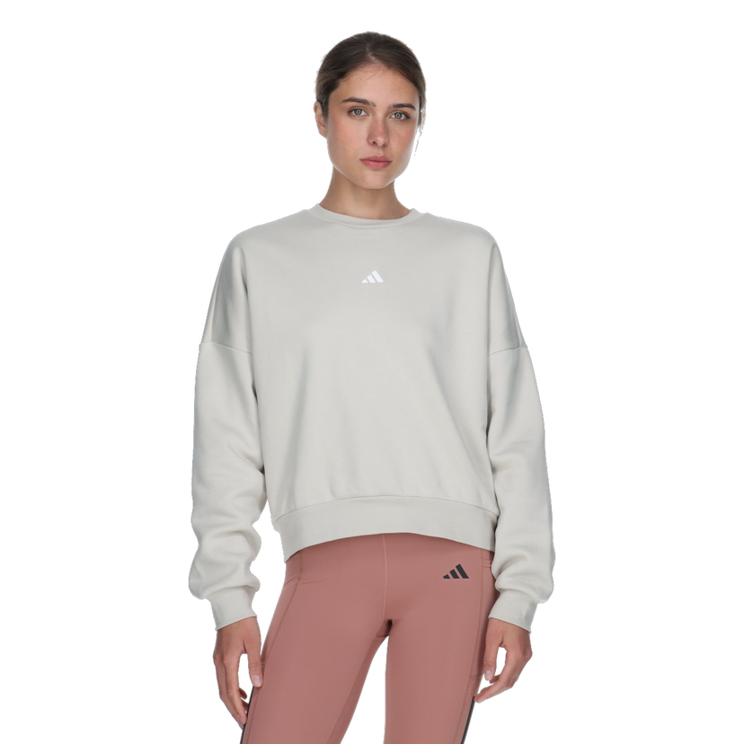 Суитчър adidas Originals Studio Lounge Fleece Sweatshirt Бежово | JI6069