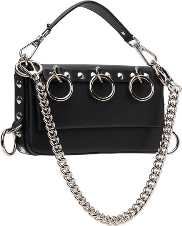 Дамска чанта R13 Vivian Studded O-Ring Chain Bag Черно | R13WA061-A001, 1