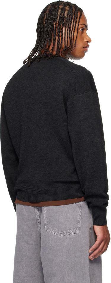 Пуловер LEMAIRE LEMAIRE V-Neck Sweater Черно | TO1430 LK087, 2
