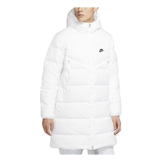 Парка Nike Sportswear Down-Fill Windrunner Shield Long Jacket Бяло | CU4409-100, 0