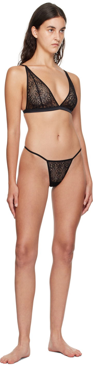 Сутиен Anine Bing Lace Triangle Bra Черно | A-10-1165-000, 3