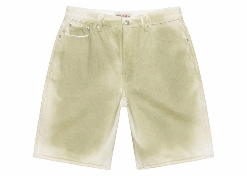 Къси панталони Stüssy Stussy Spray Dye Big Ol' Shorts Зелено | 112321, 0