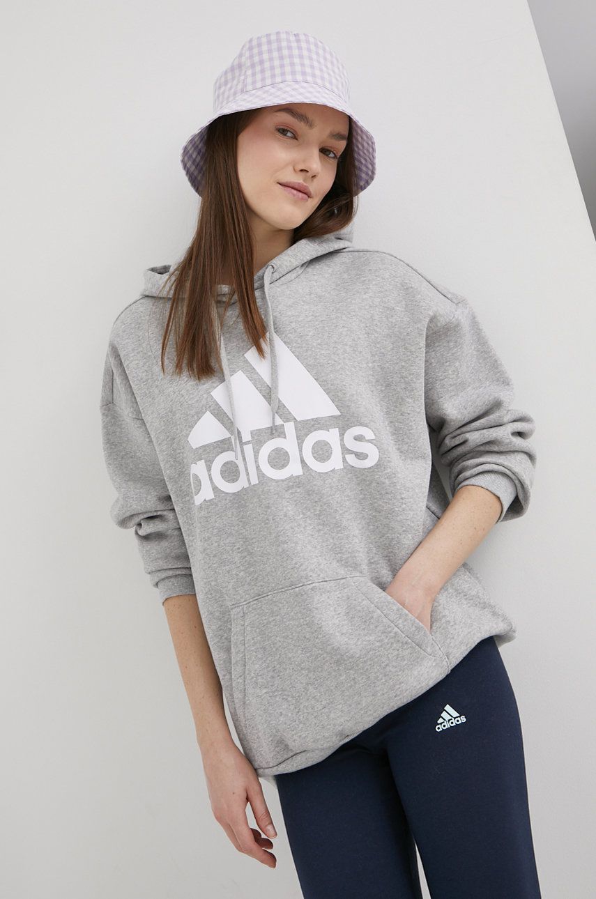 Суитчър adidas Performance Hoodie Logo Сиво | HD1748, 0