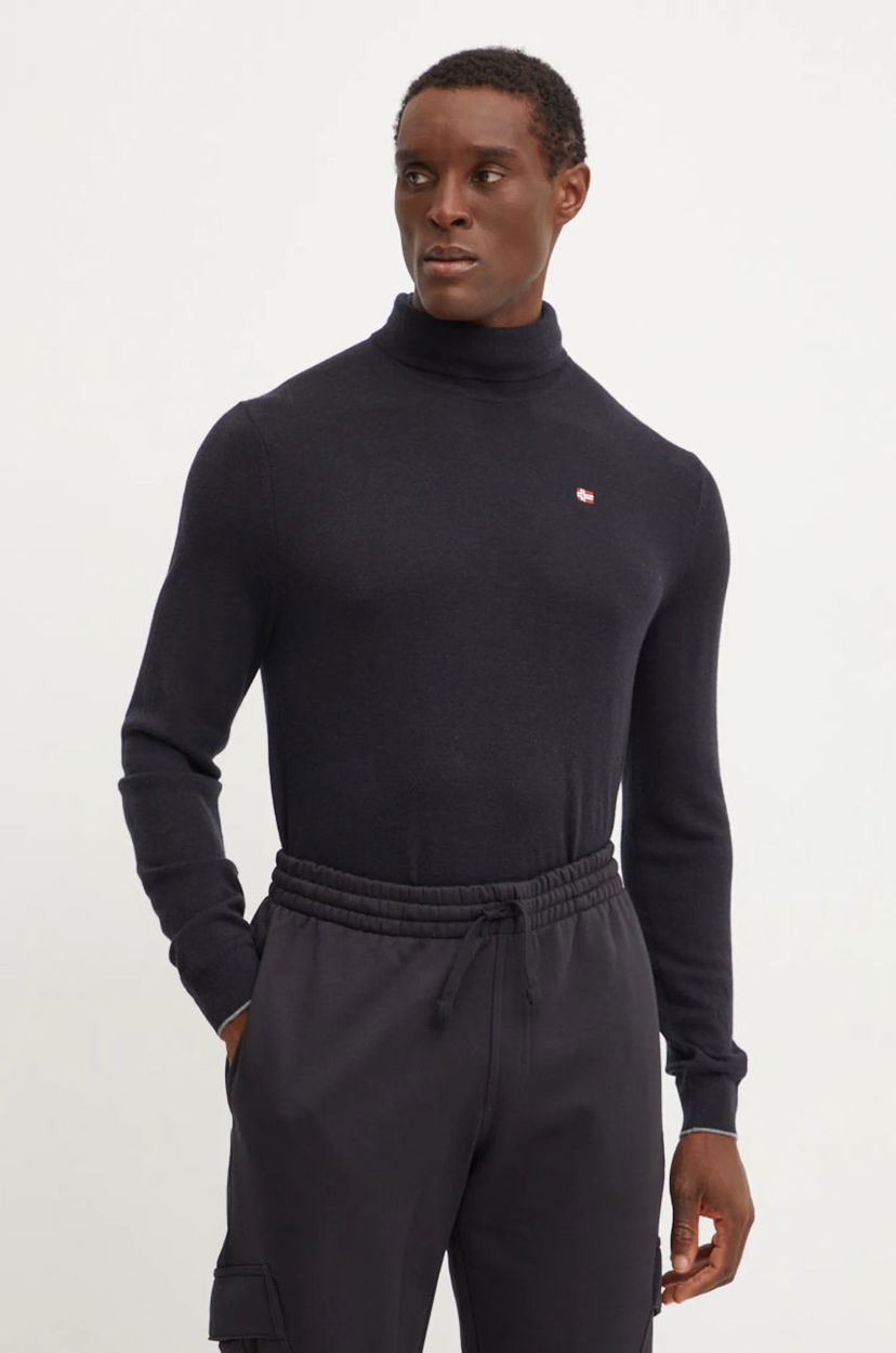 Пуловер Napapijri Lightweight Turtleneck Sweater Черно | NP0A4GJT0411