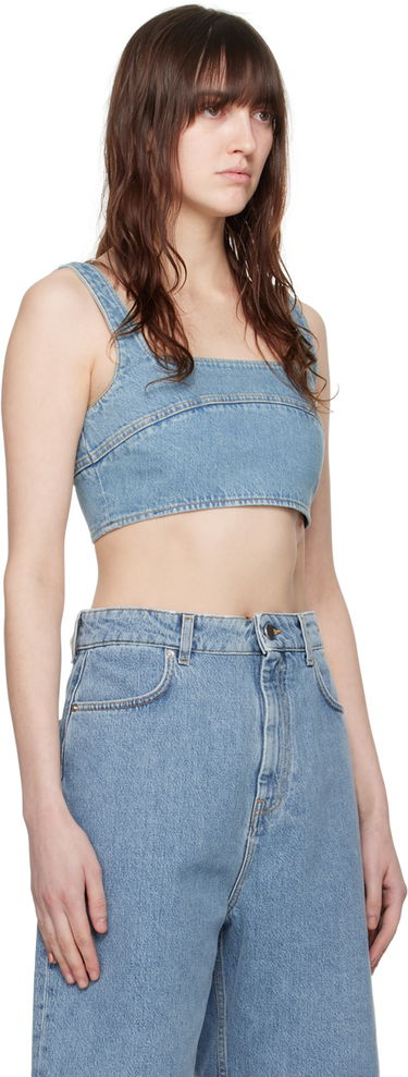 Потник Loulou de Saison Loulou de Saison Anet Denim Tank Top Синьо | ANET, 1