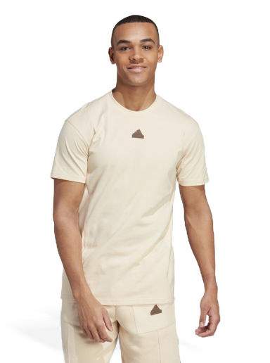 Тениска adidas Performance City Escape T-Shirt Бежово | IC9733
