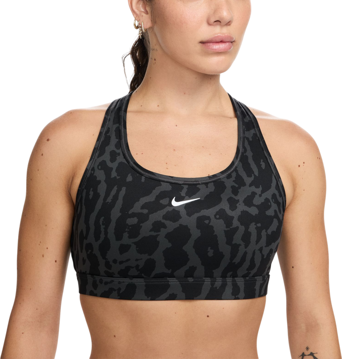 Сутиен Nike Nike Swoosh Medium Support Sports Bra Черно | ib5886-010, 0