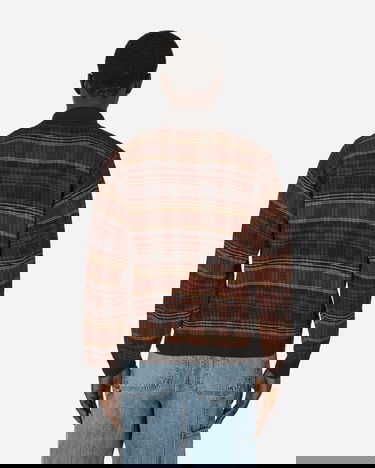 Риза OUR LEGACY Evening Polo Rust Geezer Check Червено | M2243ER 001, 3