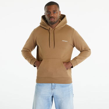 Суитчър Carhartt WIP Script Embroidery Hoodie Кафяво | I031243.1GMXX, 0