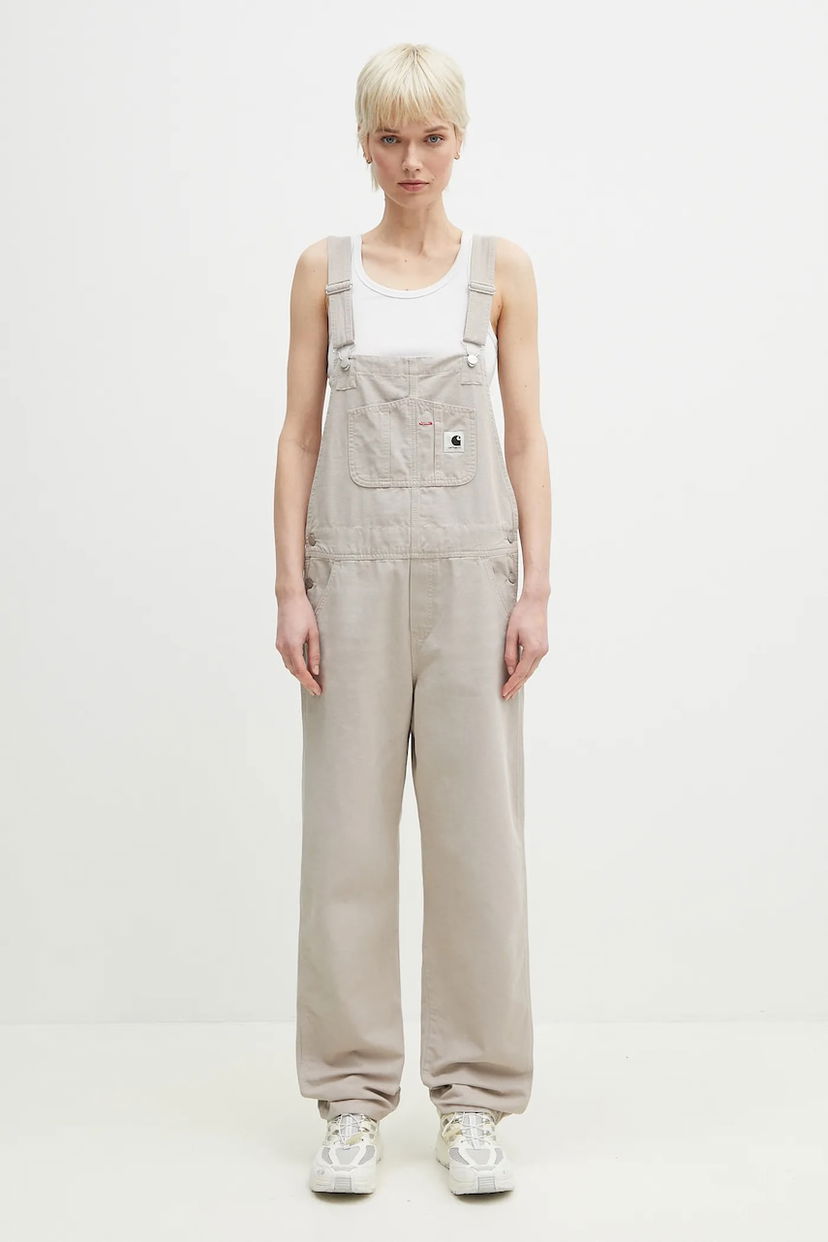 Комбинезон Carhartt WIP Cotton Bib Overall Straight Overalls Бежово | I034828.2OR4O