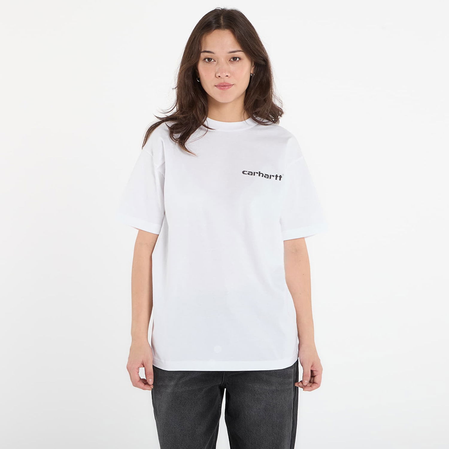Тениска Carhartt WIP S/S Archive Script T-Shirt Бяло | I036001.02XX, 1