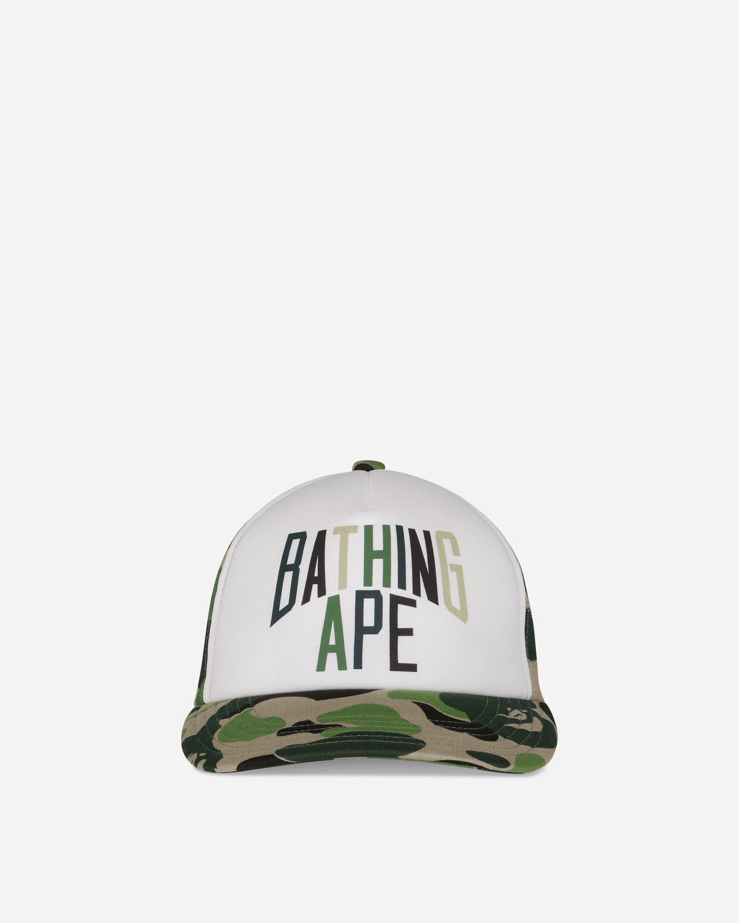 Шапка с козирка BAPE Camo NYC Logo Mesh Cap Бяло | 1L30180012 GREEN, 1
