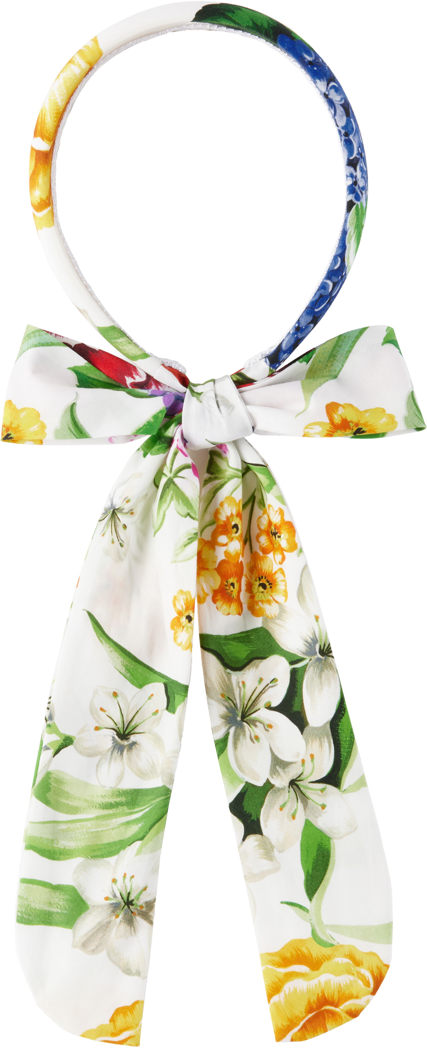 Колани Dolce & Gabbana Dolce&Gabbana Floral Print Headband with Bow Многоцветен | LB3L63 HS5S5, 1