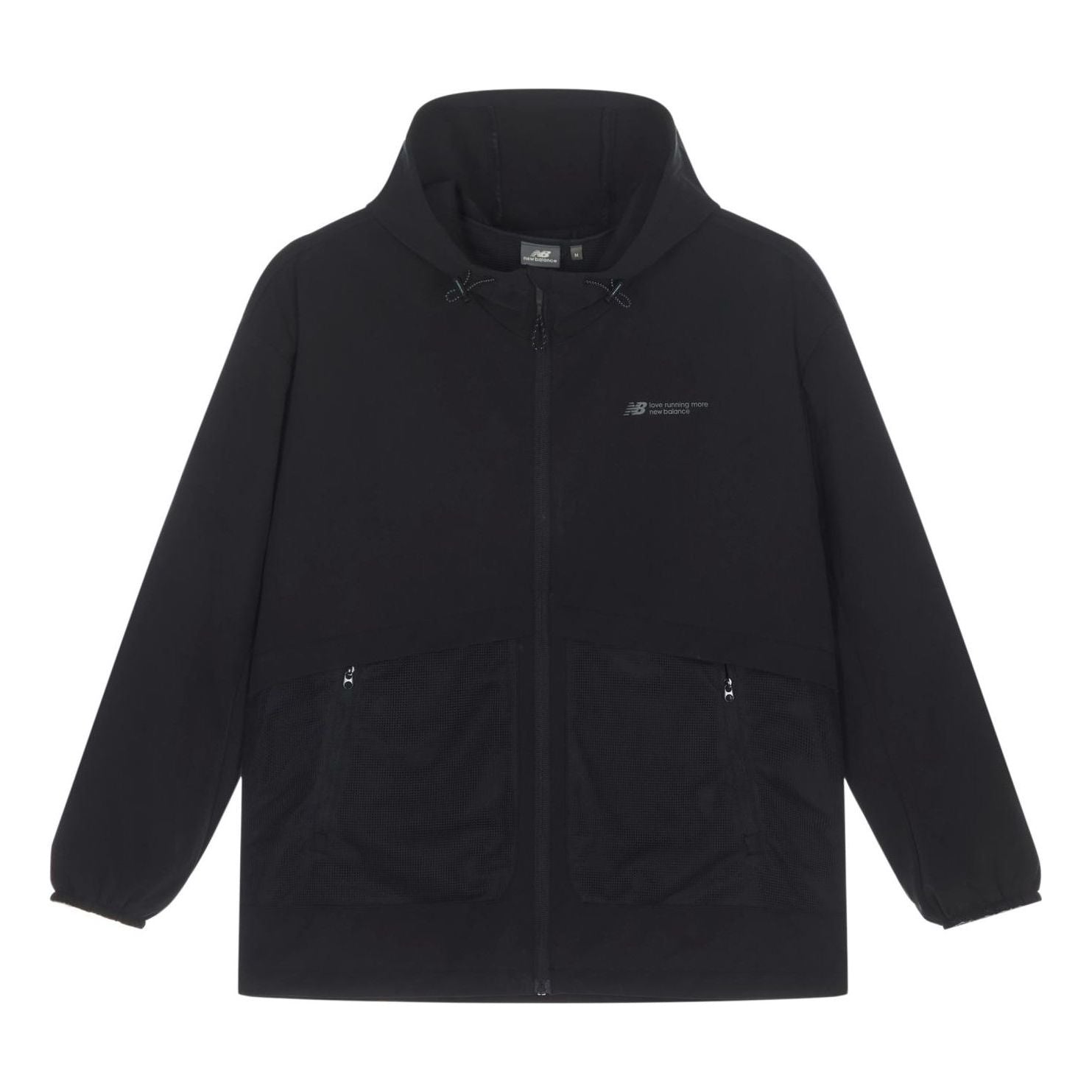 Ветровка New Balance Woven Hooded Jacket Черно | NAE24151-BK, 0