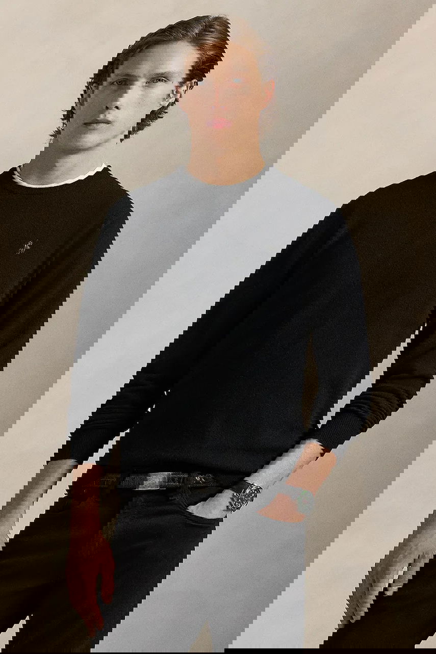 Пуловер Polo by Ralph Lauren Polo Ralph Lauren Wool Sweater Черно | 710974148, 0