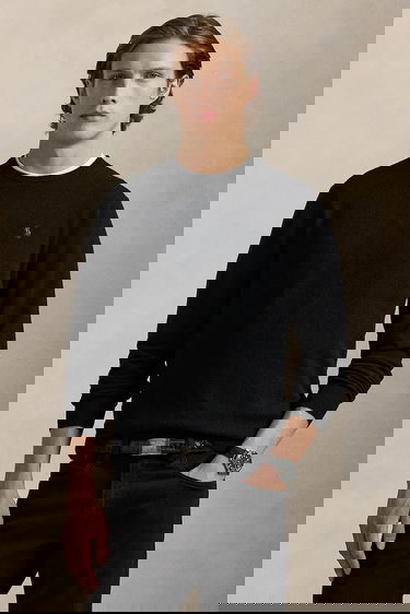 Пуловер Polo by Ralph Lauren Polo Ralph Lauren Wool Sweater Черно | 710974148, 0