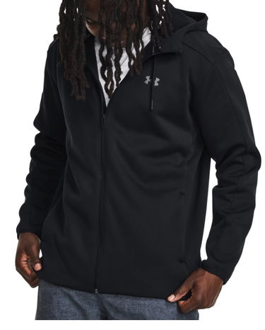 Суитчър Under Armour Essential Swacket Full-Zip Hoodie Черно | 1378824-001, 0