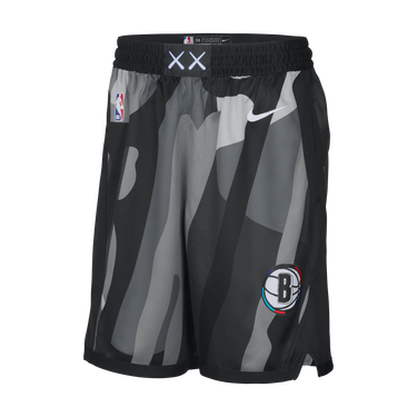 Къси панталони Nike Brooklyn Nets 2024 Swingman Shorts Черно | FQ4398, 3