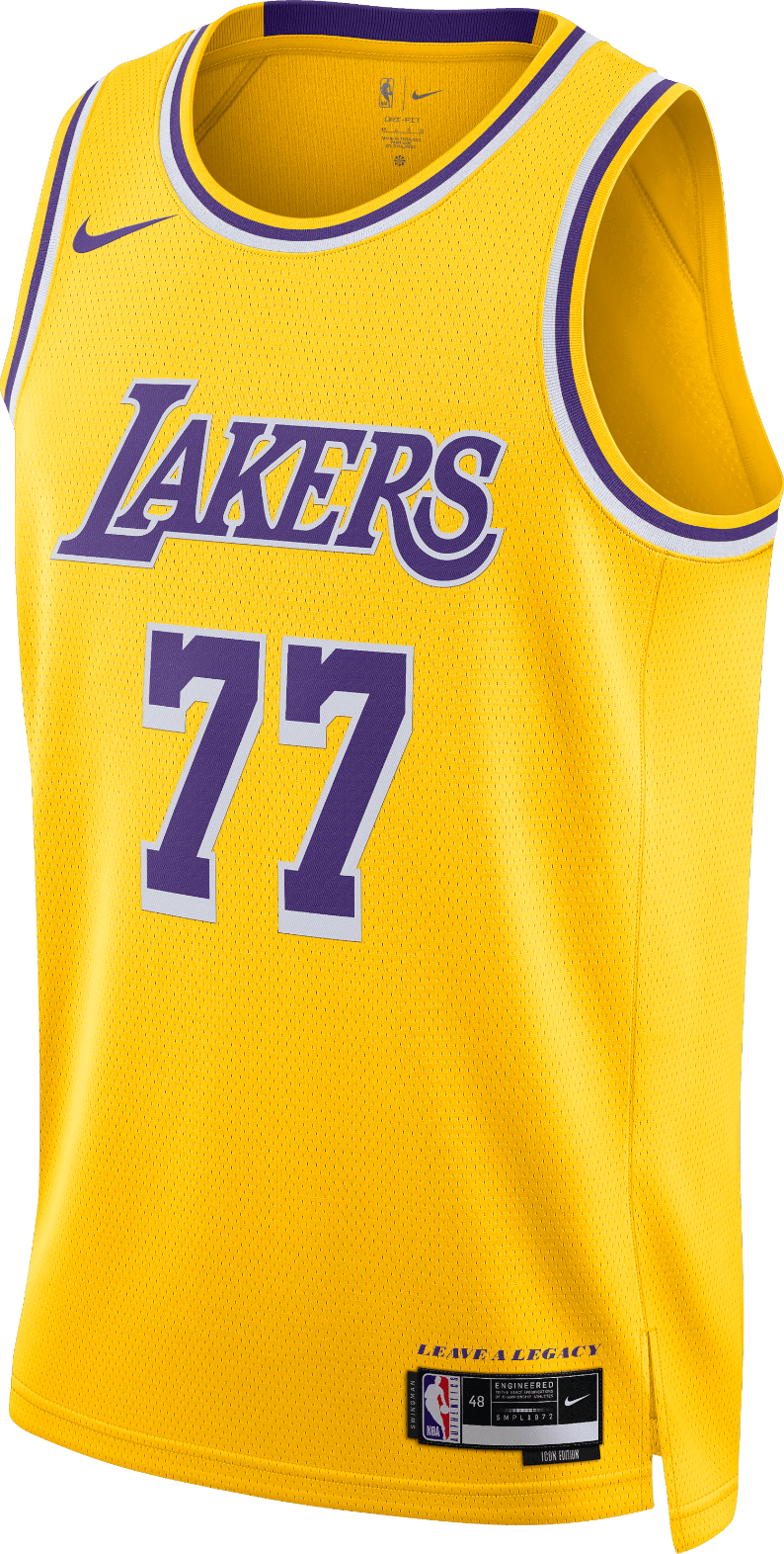 Фланелка Nike Los Angeles Lakers NBA Swingman Icon 2022 Basketball Jersey Жълто | dn2009-741