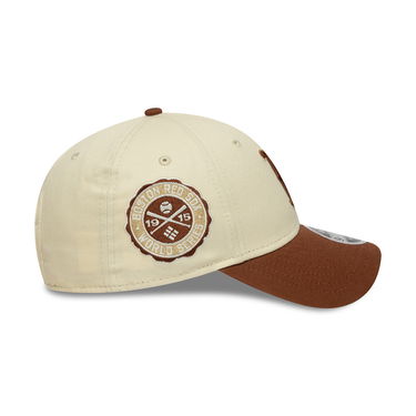 Шапка с козирка New Era Boston Red Sox MLB WS Patch Retro 9FORTY M-CROWN Adjustable Cap Бежово | 60691351, 5