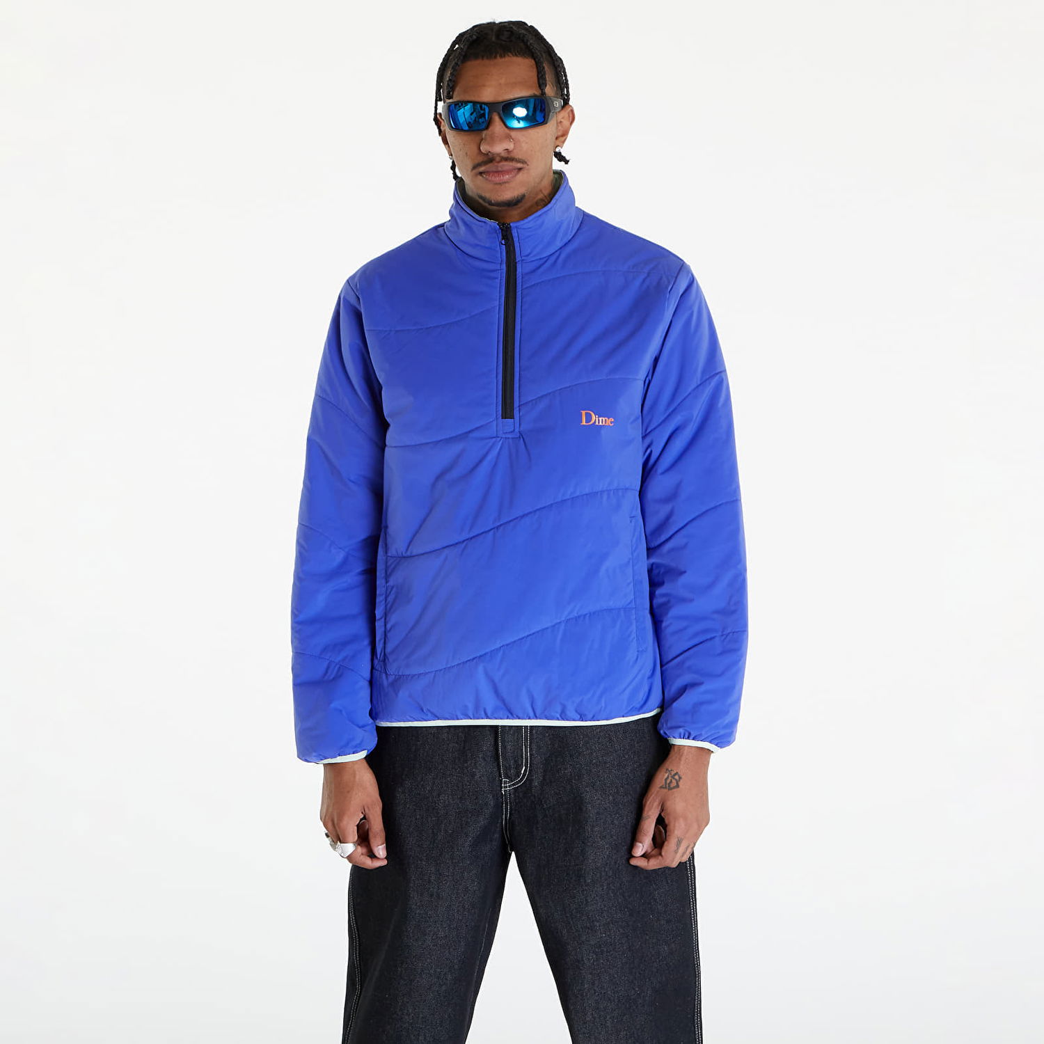 Яке Dime Trail Half Zip Jacket Синьо | DIMESP242BLU, 0