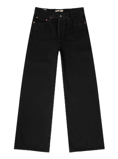 Дънки Levi's Ribcage Wide H223 Черно | A6081-0001