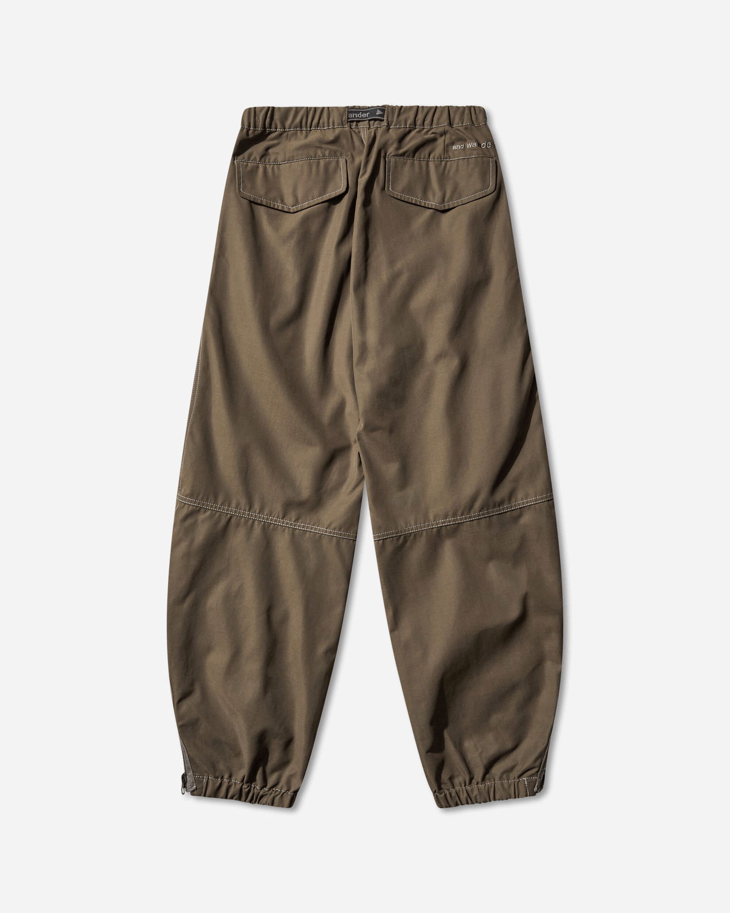 Панталони and wander High Count Cloth Side Zip Hem Pants Кафяво | 5745282096 182, 0
