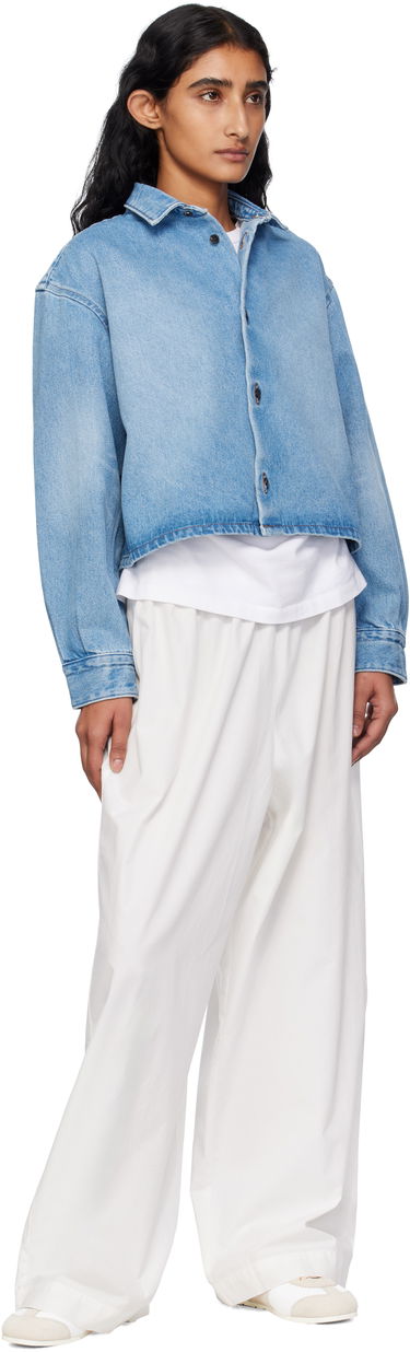 Риза A.P.C. A.P.C. Sam Cropped Denim Shirt Синьо | COHIC-F32022, 3