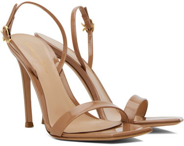 Кецове и обувки Gianvito Rossi Rossi Ribbon Stiletto Sandals Бежово | G32088.15RIC.VER, 3