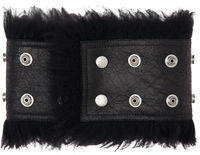 Rick Owens Concordians Strobe Fur Neck Band