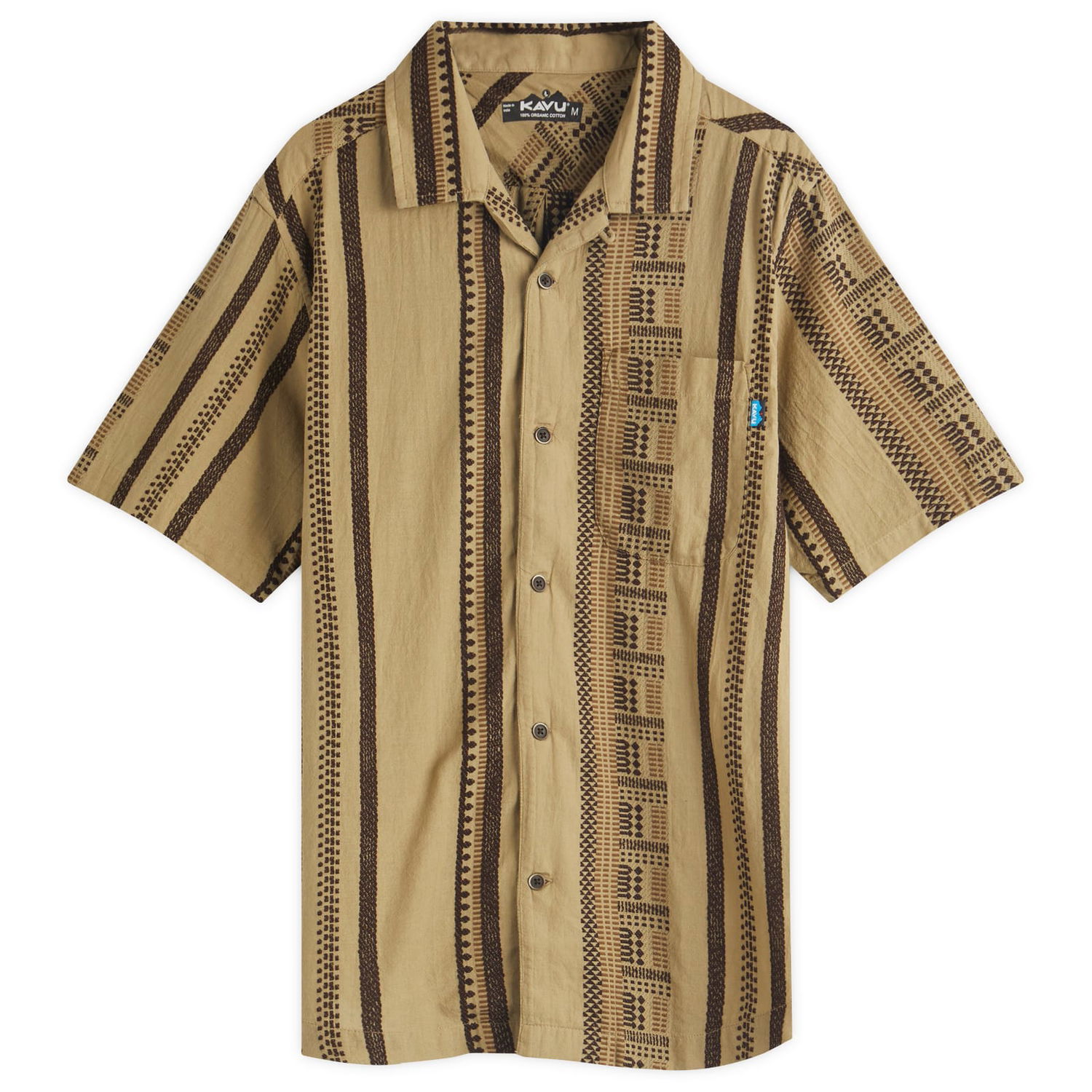Риза KAVU Castaway Camp Collar Vacation Shirt Кафяво | 5263-2601, 0