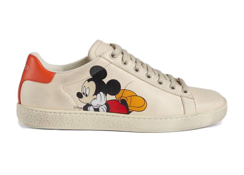 Кецове и обувки Gucci Ace x Disney Ivory (W) Бежово | _602129 AYO70 9591, 0