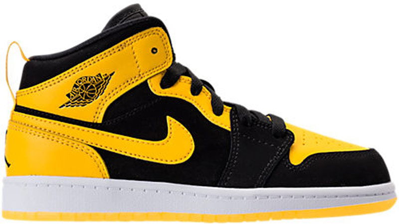 Кецове и обувки Jordan Jordan 1 Retro Mid New Love (PS) Жълто | 640734-035, 0